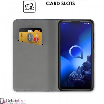 Telone smart magnet serijos atverčiamas dėklas - juodas (Alcatel 3X 2020) Telone smart magnet serijos atverčiamas dėklas - juodas (Alcatel 3X 2020)
